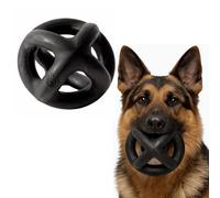 Monster K9 Ring Ball | Virtuellement indestructible | Vulcron™ Caoutchouc naturel | Jouet à mâcher durable et robuste pour mâcheurs agressifs | Races moyennes et grandes - 14 cm