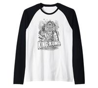 Monster - King Kong : Une légende Prend Vie, Gris Manche Raglan