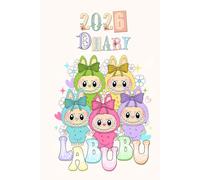 Monster Labubu 2026 Diary | Ruled A5 | Planner | To Do List | Notebook |: 1 week over 2 pages | Cuter Monsters Junk Journal | 6 x 9 | Desk Writing book | Family Planning Book