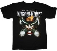 Monster Magnet Mastermind'10 Stoner Rock Kyuss Orange Goblin New Black T-Shirt T-Shirts à Manches Courtes(Large)