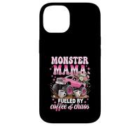 Monster Mama est alimentée par Le Chaos du café et la maternité dans Un Camion Rose Coque pour iPhone 14