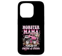 Monster Mama est alimentée par Le Chaos du café et la maternité dans Un Camion Rose Coque pour iPhone 15 Pro