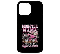 Monster Mama est alimentée par Le Chaos du café et la maternité dans Un Camion Rose Coque pour iPhone 13 Pro Max
