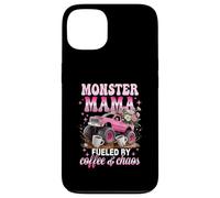 Monster Mama est alimentée par Le Chaos du café et la maternité dans Un Camion Rose Coque pour iPhone 13