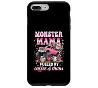 Monster Mama est alimentée par Le Chaos du café et la maternité dans Un Camion Rose Coque pour iPhone 7 Plus/8 Plus