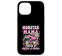 Monster Mama est alimentée par Le Chaos du café et la maternité dans Un Camion Rose Coque pour iPhone 15