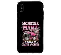 Monster Mama est alimentée par Le Chaos du café et la maternité dans Un Camion Rose Coque pour iPhone XS Max