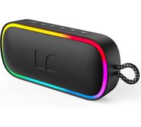 Monster MS-150 S150 Plus Enceinte Bluetooth Portable, 20W, Son Premium, Microphone Intégré, Éclairage Multicolore, IP55, Batterie 9h, Noir ou Bleu Clair