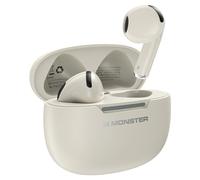MONSTER N-Lite208 Écouteurs sans fil, autonomie de 5 h, Noir/Blanc/Peau