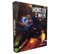 Monster of The Week : édition à couverture rigide - Livre de RPG pour 3 à 5 personnes, mystères surnaturels, ajoute 2 nouveaux livres de jeu, Start Hunting, Action Horror Jeu de rôle