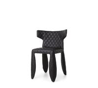 Monster Original Chaise de Salle à Manger Noire avec Accoudoirs