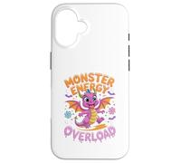 Monster Overload Cute Candy Dragon Halloween Coque pour iPhone 16