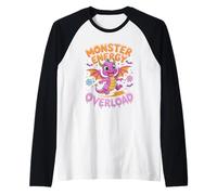 Monster Overload Cute Candy Dragon Halloween Manche Raglan