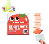 Monster Pop-Up Transparent Sticky Notes, glitter post it notes 7.6x7.6cm, Office Memo for Bible Study, Office, Planning, Journaling, Organizing Tasks, Daily, Annotation，1pc-c