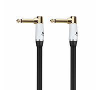 Monster Prolink Studio Pro 2000 Câble d'instrument droit vers droit pour guitare électrique 95 % cuivre tressé Gaine de protection Duraflex avec contacts en or 24 carats