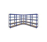 Monster Racking - 1 Rayonnage d'Angle T-Rax Bleu et 4 Rayonnages T-Rax Bleus