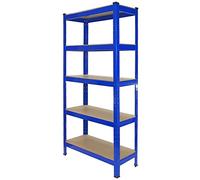 Monster Racking 4 Rayonnages T-Rax en Acier sans Boulons Bleus 75cm x 30cm x 150cm