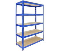 Monster Racking - 5 Rayonnages Q-Rax Bleus 120cm x 50cm x 182,5cm Bleu G