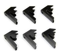 Monster Racking 6 Connecteurs Noirs du Rayonnage T-Rax Noir G