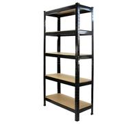 Monster Racking - 6 Rayonnages T-Rax Noirs 75cm x 30cm x 150cm