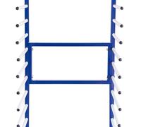 Monster Racking Connecteur Bidirectionnel pour Chariot de Séchage Combinable - Extension Espace de Séchage - Acier Revêtu de Poudre - Atelier Industriel Peinture Bricolage [4X Boulons Manuels Inclus]