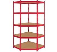 Monster Racking - Rayonnage d'Angle Z-Rax Rouge 90cm x 45cm x 183cm Rouge G