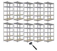 - Rayonnage Q-Rax Gris Métal 120 x 50 x 180 cm