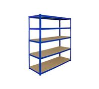 Monster Racking - Rayonnage T-Rax en Acier Sans Boulons Bleu 160cm x 60cm x 180cm