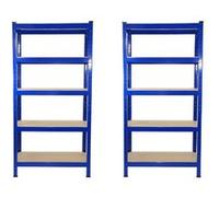 Monster Racking - Rayonnage T-Rax Bleu Métal 75 x 150 x 30 cm