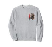 Monster Rat Biker Station Essence Moto Chopper Art Sweatshirt