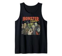 Monster Season Halloween Groupe Selfie Vampire Sorcière Rétro Débardeur