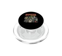 Monster Season Halloween Groupe Selfie Vampire Sorcière Rétro PopSockets PopGrip pour MagSafe