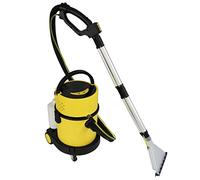 Monster Shop Aspirateur 2 en 1 HEPA 20L Jaune - 4,3m Câble Rembobinage Automatique & Fonction sèche/Humide Carpet Shampouineuse Nettoyage Aspi Eau & Poussière Propre Cleaning Moquette Tapis Carrelage