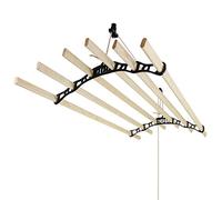 Etendoir à Linge Suspendu - Noir- 1.8m Kukoo