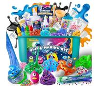 Monster Slime Kit Galaxy & Glow in The Dark Slime Making Kit pour Filles et Garçons de 3 à 12 Ans Kit DIY Slime avec Add-Ins, Boules