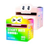 Monster Sticky Notes, Translucent Sticky Notes, Funny To Do List Memo Pads for School, Office, Home (AC)