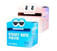 Monster Sticky Notes, Translucent Sticky Notes, Funny To Do List Memo Pads for School, Office, Home (BC)