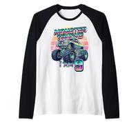 Monster Style Truck 9e Anniversaire Enfant garçon 9 Ans Manche Raglan