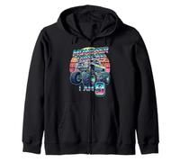 Monster Style Truck 9e Anniversaire Enfant garçon 9 Ans Sweat à Capuche