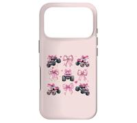 Monster Truck 4 Roues Offroad Girl Coquette Bow Rose Mom Coque pour iPhone 17 Pro