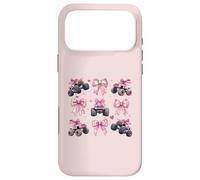Monster Truck 4 Roues Offroad Girl Coquette Bow Rose Mom Coque pour iPhone 17 Pro Max