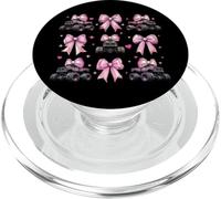 Monster Truck 4 Roues Offroad Girl Coquette Bow Rose Mom PopSockets PopGrip pour MagSafe