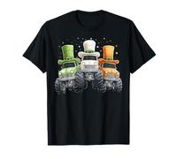 Monster Truck 4 Roues Offroad Leprechaun St. Patrick Day T-Shirt