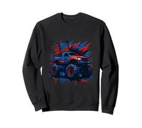 Monster Truck Burst Motion des États-Unis Sweatshirt