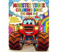 Monster Truck Coloring Book for Kids 3-5: Big, Bold & Easy Truck Designs for Toddlers | Interactive Coloring Pages with Fun Search, Count & Draw Questions for Early Learning.
