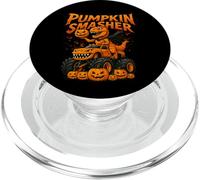 Monster Truck Dinosaure Citrouille Smasher Halloween Trex PopSockets PopGrip pour MagSafe