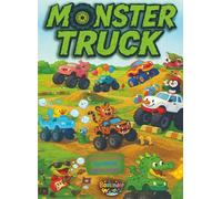 Monster Truck: Gran Libro de Colorear con 108 Páginas para Niños