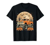 Monster Truck Halloween Jack O Lantern Moon Pumpkin pour garçon T-Shirt