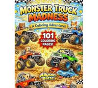 Monster Truck Madness: A Coloring Adventure!