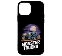 Monster Truck Night Scene Offroad Power Illustration Coque pour iPhone 12 Mini